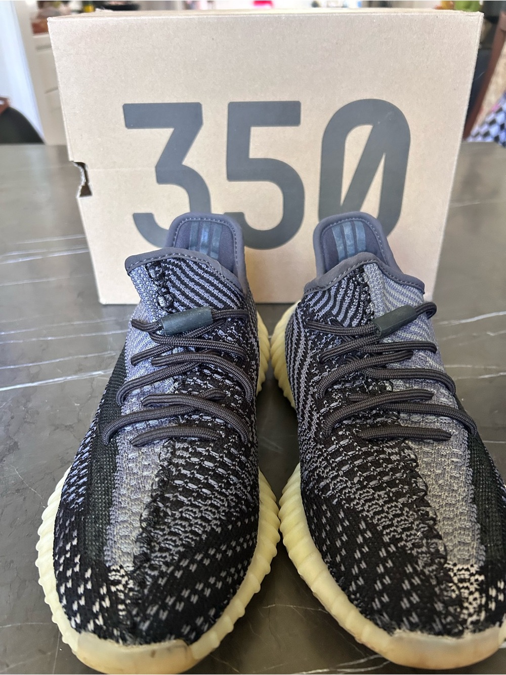 adidas Yeezy Boost 350 V2 — Brown & Cream Box Label